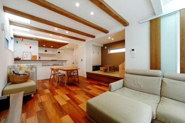注文住宅はこうして出来上がります！　建築事例とご提案資料との比較。