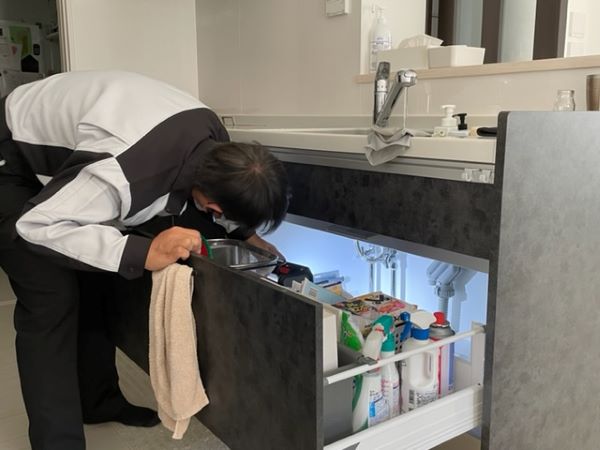定期検査の様子　/豊中・箕面・池田・吹田の注文住宅